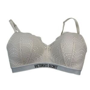Victoria's Secret White Lace Bra 34C